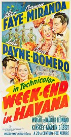 Week-End in Havana – plakát filmu