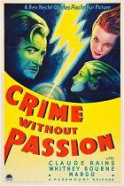 Crime Without Passion – plakát filmu