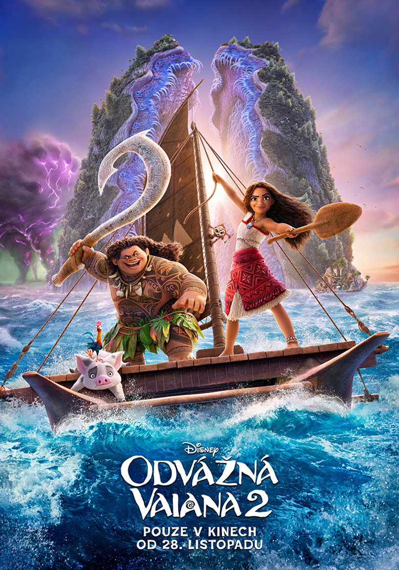 Odvážná Vaiana 2 – plakát filmu