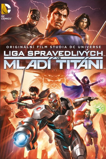 Liga spravedlivých vs Mladí Titáni – plakát filmu