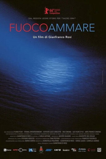Fuocoammare (Požár na moři) – plakát filmu