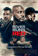 Řeka teče rudě – plakát filmu
